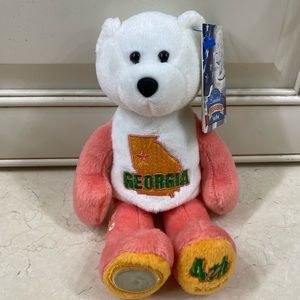 Limited Treasures Georgia State Coin Bear
